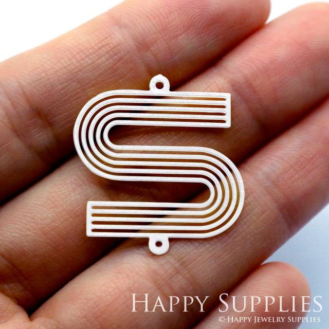 Stainless Steel Jewelry Charms, Geometric Stainless Steel Earring Charms, Stainless Steel Silver Jewelry Pendants, Stainless Steel Silver Jewelry Findings, Stainless Steel Pendants Jewelry Wholesale (SSD1611)