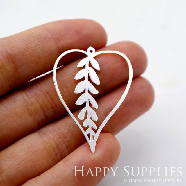Stainless Steel Jewelry Charms, Love Stainless Steel Earring Charms, Stainless Steel Silver Jewelry Pendants, Stainless Steel Silver Jewelry Findings, Stainless Steel Pendants Jewelry Wholesale (SSD1583)