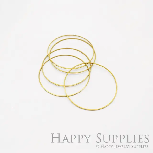 Brass Jewelry Charms,  Circle Raw Brass Earring Charms, Brass Jewelry Pendants, Raw Brass Jewelry Findings, Brass Pendants Jewelry Wholesale (NZG51)