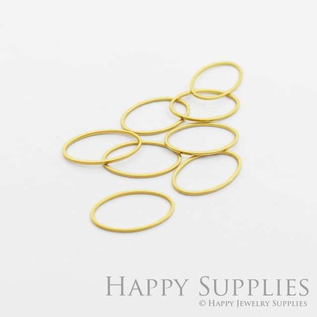 Brass Jewelry Charms, Oval Raw Brass Earring Charms, Brass Jewelry Pendants, Raw Brass Jewelry Findings, Brass Pendants Jewelry Wholesale (NZG54)