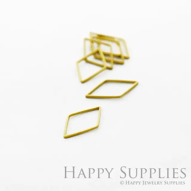 Brass Jewelry Charms, Diamond Raw Brass Earring Charms, Brass Jewelry Pendants, Raw Brass Jewelry Findings, Brass Pendants Jewelry Wholesale (NZG56)