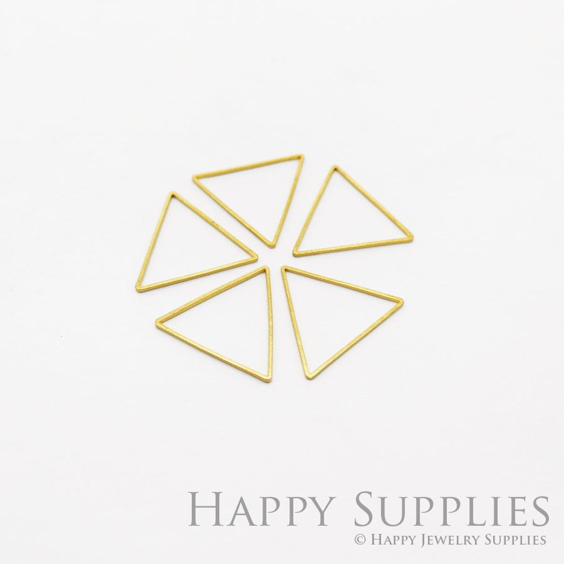 Brass Jewelry Charms,  Triangle Raw Brass Earring Charms, Brass Jewelry Pendants, Raw Brass Jewelry Findings, Brass Pendants Jewelry Wholesale (NZG53)