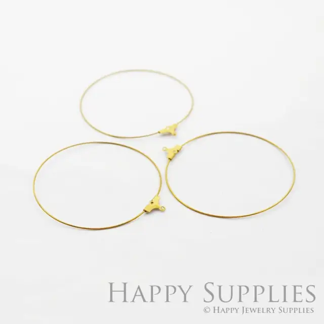 Brass Jewelry Charms,  Circle Raw Brass Earring Charms, Brass Jewelry Pendants, Raw Brass Jewelry Findings, Brass Pendants Jewelry Wholesale (NZG57)