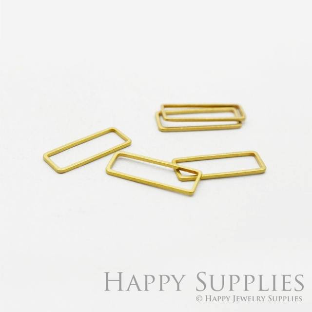 Brass Jewelry Charms,  Rectangle Raw Brass Earring Charms, Brass Jewelry Pendants, Raw Brass Jewelry Findings, Brass Pendants Jewelry Wholesale (NZG65)