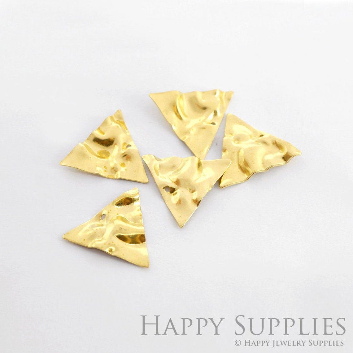 Brass Jewelry Charms, Triangle Raw Brass Earring Charms, Brass Jewelry Pendants, Raw Brass Jewelry Findings, Brass Pendants Jewelry Wholesale (NZG126)
