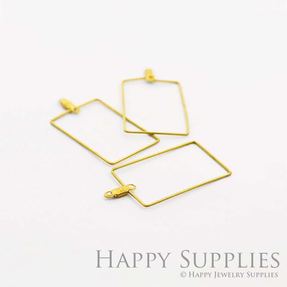 Brass Jewelry Charms, Geometric Raw Brass Earring Charms, Brass Jewelry Pendants, Raw Brass Jewelry Findings, Brass Pendants Jewelry Wholesale (NZG120)