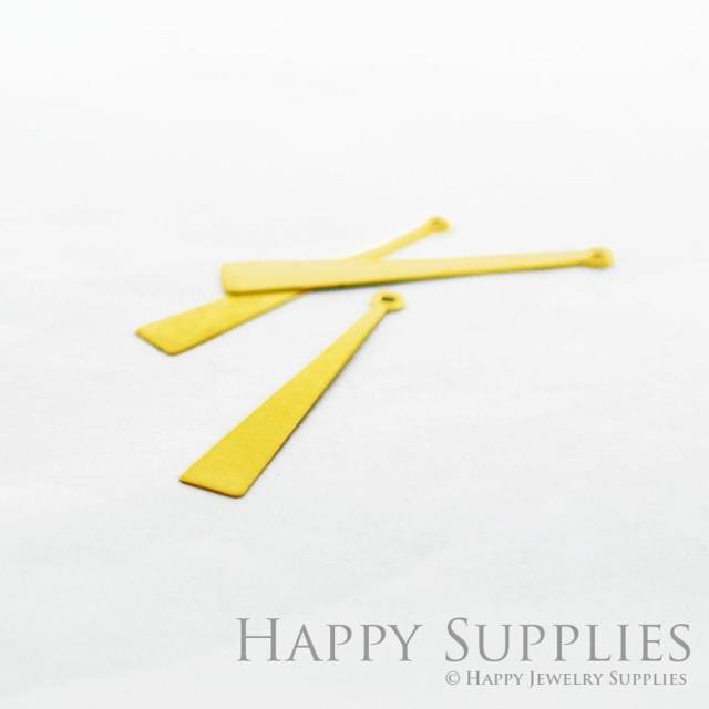 Brass Jewelry Charms, Triangle Raw Brass Earring Charms, Brass Jewelry Pendants, Raw Brass Jewelry Findings, Brass Pendants Jewelry Wholesale (NZG91)