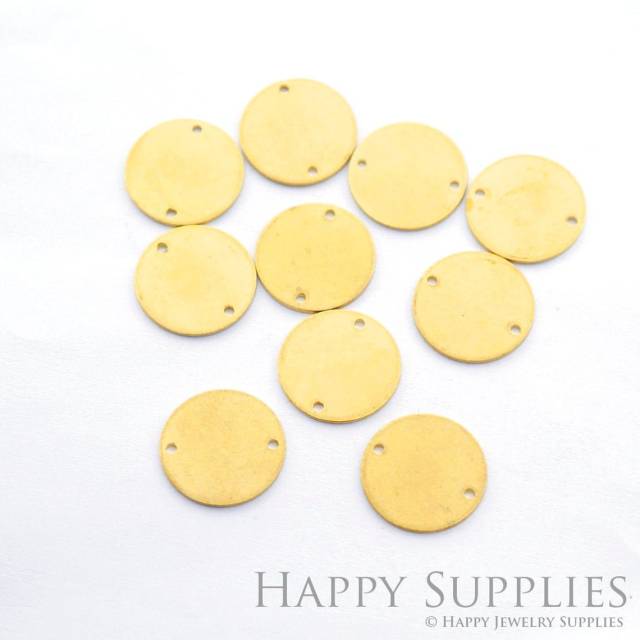 Brass Jewelry Charms,  Circle Raw Brass Earring Charms, Brass Jewelry Pendants, Raw Brass Jewelry Findings, Brass Pendants Jewelry Wholesale (NZG69)