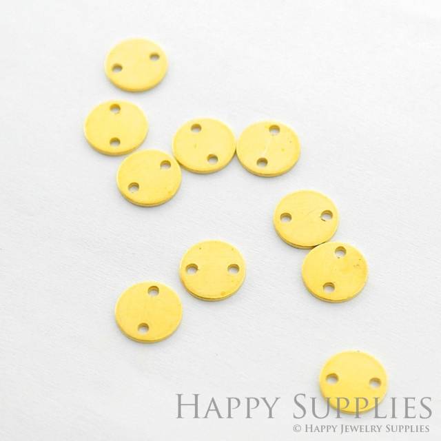 Brass Jewelry Charms,  Circle Raw Brass Earring Charms, Brass Jewelry Pendants, Raw Brass Jewelry Findings, Brass Pendants Jewelry Wholesale (NZG69)