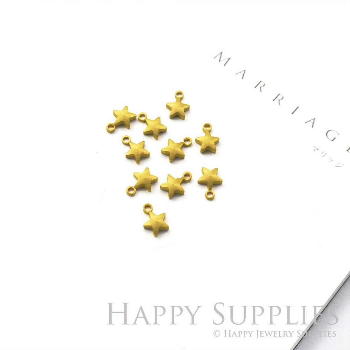 Brass Jewelry Charms, Star Raw Brass Earring Charms, Brass Jewelry Pendants, Raw Brass Jewelry Findings, Brass Pendants Jewelry Wholesale (NZG156)
