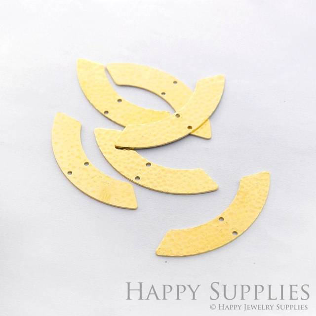 Brass Jewelry Charms, Fan Raw Brass Earring Charms, Brass Jewelry Pendants, Raw Brass Jewelry Findings, Brass Pendants Jewelry Wholesale (NZG184)