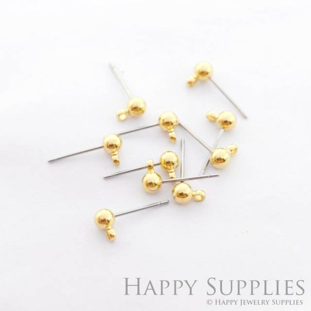Brass Jewelry Charms, Ball Raw Brass Earring Charms, Brass Jewelry Pendants, Raw Brass Jewelry Findings, Brass Pendants Jewelry Wholesale (NZG195)
