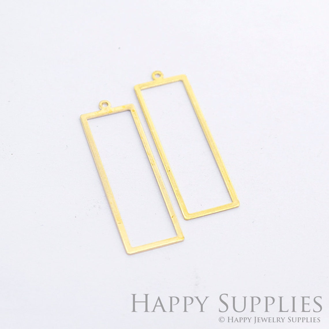 Brass Jewelry Charms, Rectangle Raw Brass Earring Charms, Brass Jewelry Pendants, Raw Brass Jewelry Findings, Brass Pendants Jewelry Wholesale (NZG177)