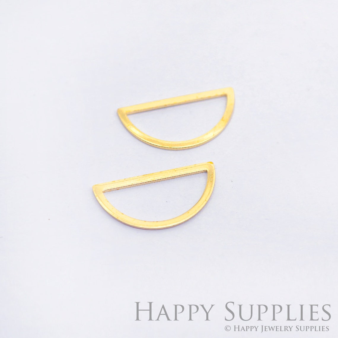Brass Jewelry Charms, Semicircle Raw Brass Earring Charms, Brass Jewelry Pendants, Raw Brass Jewelry Findings, Brass Pendants Jewelry Wholesale (NZG173)