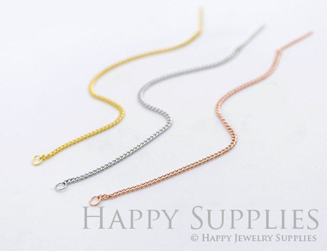 6 pcs (3 pair) 83mm Filled Ear thread Ear Wire (ZE165)