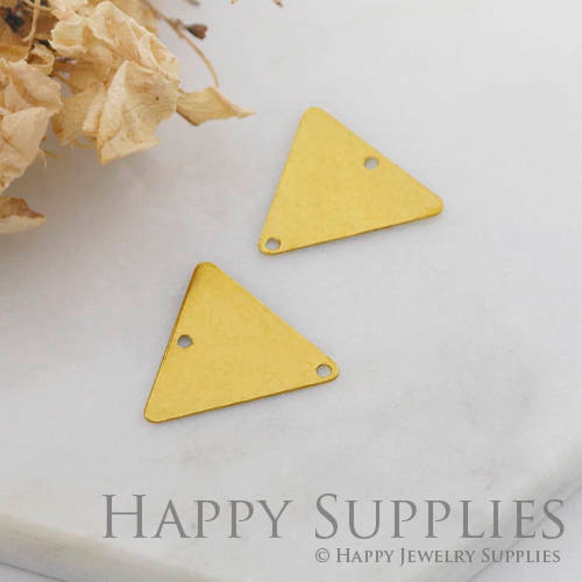 20pcs Brass Jewelry Charms, Triangle Raw Brass Earring Charms, Brass Jewelry Pendants, Raw Brass Jewelry Findings, Brass Pendants Jewelry Wholesale (ZG319)