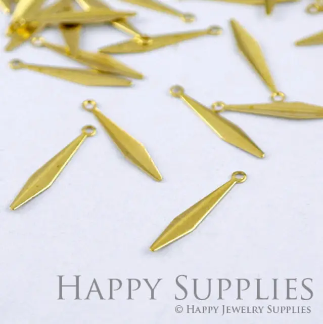 Brass Jewelry Charms, Diamond Raw Brass Earring Charms, Brass Jewelry Pendants, Raw Brass Jewelry Findings, Brass Pendants Jewelry Wholesale (ZG183)