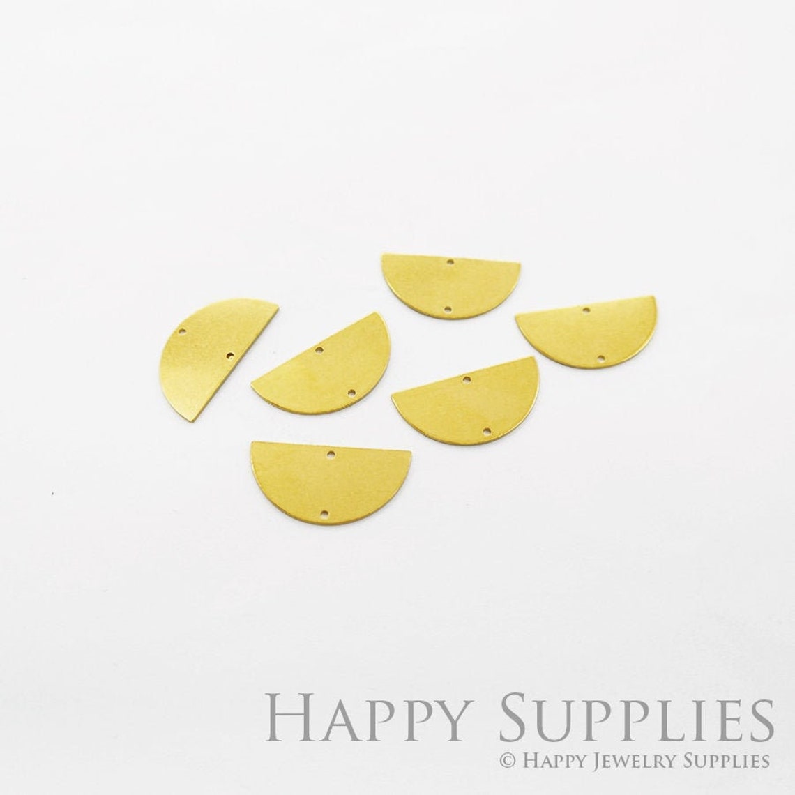 Brass Jewelry Charms, Semicircle Raw Brass Earring Charms, Brass Jewelry Pendants, Raw Brass Jewelry Findings, Brass Pendants Jewelry Wholesale (ZG358)