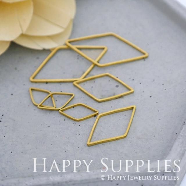 Brass Jewelry Charms, Geometry Raw Brass Earring Charms, Brass Jewelry Pendants, Raw Brass Jewelry Findings, Brass Pendants Jewelry Wholesale (ZG219)