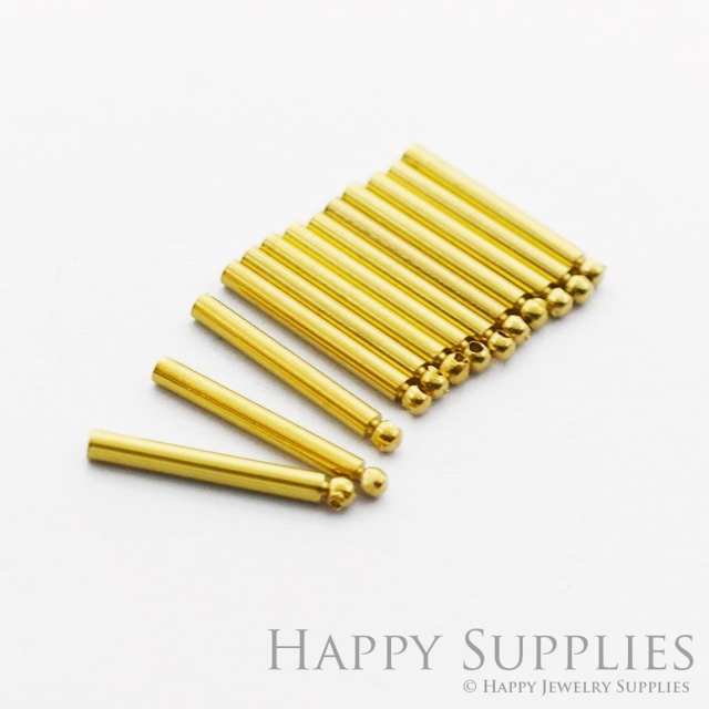 Brass Jewelry Charms, Long Bar Raw Brass Earring Charms, Brass Jewelry Pendants, Raw Brass Jewelry Findings, Brass Pendants Jewelry Wholesale (ZG346)