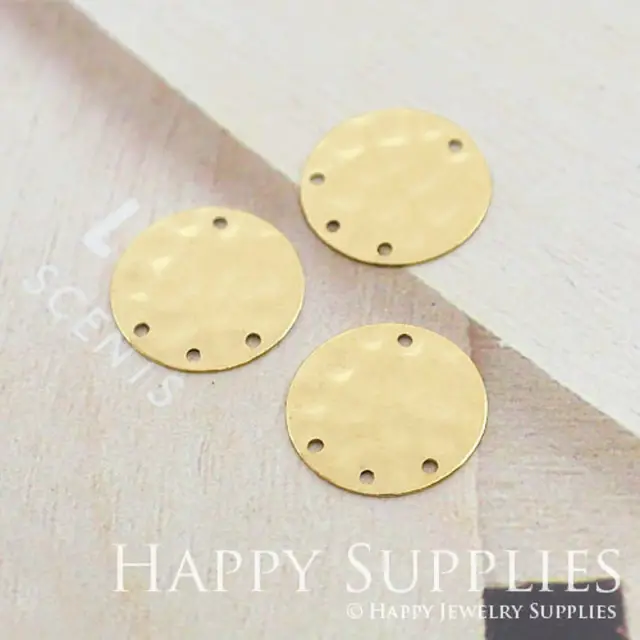 Brass Jewelry Charms, Round Raw Brass Earring Charms, Brass Jewelry Pendants, Raw Brass Jewelry Findings, Brass Pendants Jewelry Wholesale (ZG333)