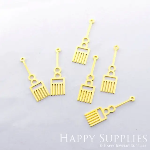 Brass Jewelry Charms, Tassel Geometric Raw Brass Earring Charms, Brass Jewelry Pendants, Raw Brass Jewelry Findings, Brass Pendants Jewelry Wholesale (RD1832)