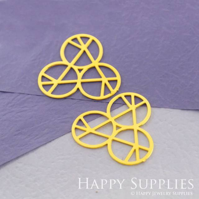 Brass Jewelry Charms, Circle  Raw Brass Earring Charms, Brass Jewelry Pendants, Raw Brass Jewelry Findings, Brass Pendants Jewelry Wholesale (RD1860)