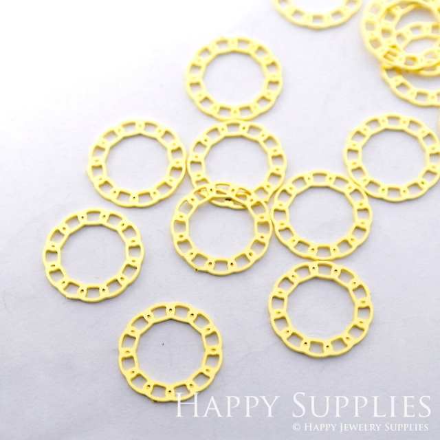 Brass Jewelry Charms, Circle Raw Brass Earring Charms, Brass Jewelry Pendants, Raw Brass Jewelry Findings, Brass Pendants Jewelry Wholesale (RD1836)