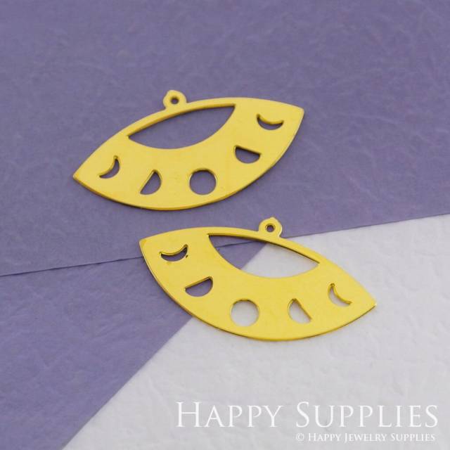 Brass Jewelry Charms, Drop Raw Brass Earring Charms, Brass Jewelry Pendants, Raw Brass Jewelry Findings, Brass Pendants Jewelry Wholesale (RD1868)