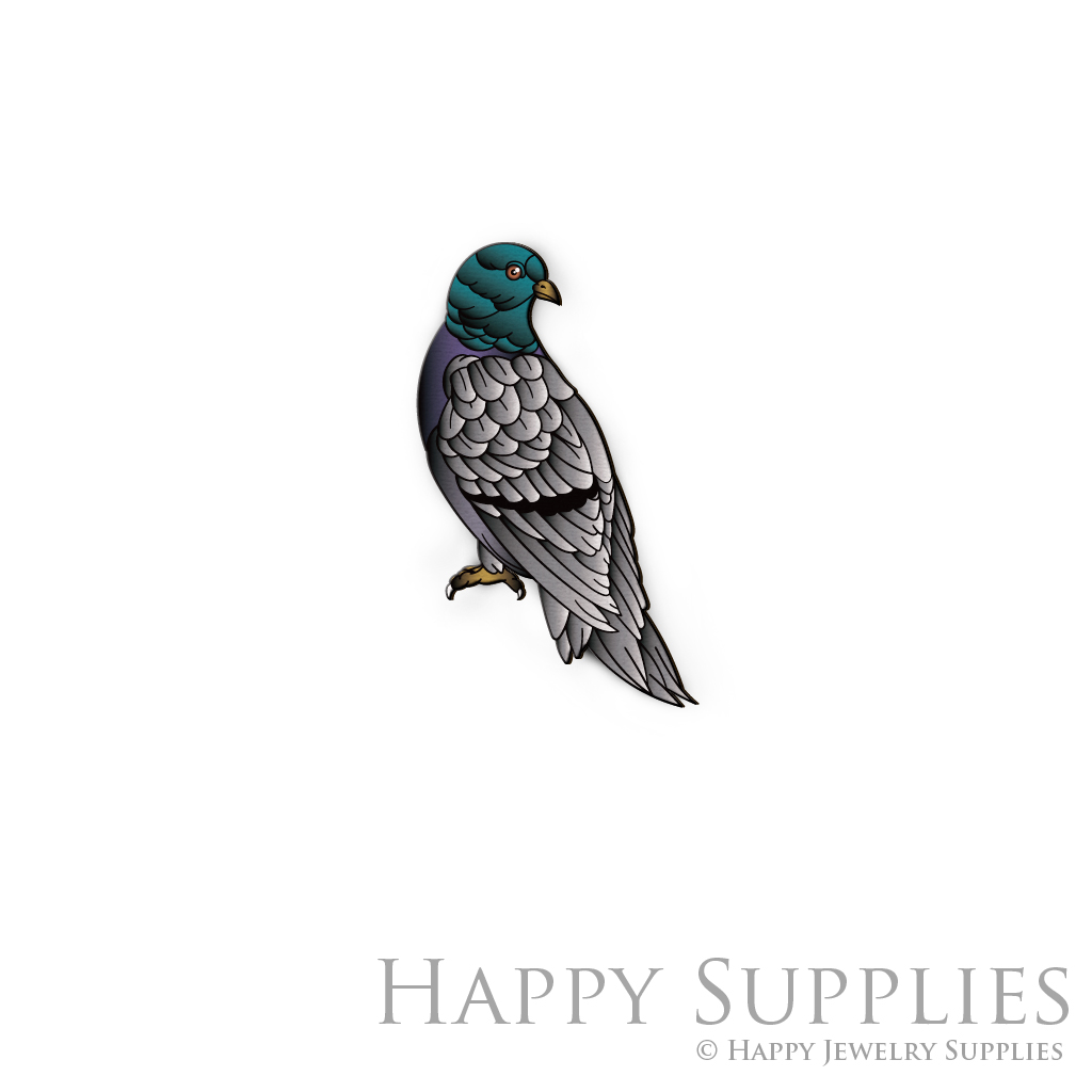 Handmade Jewelry Making Supplies Beads Cut Wooden Charm Bird For DIY Necklace Earring Brooch (CW602)