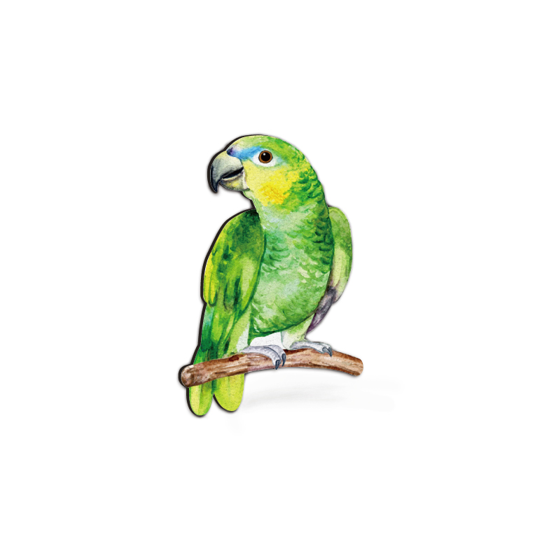 Handmade Jewelry Making Supplies Beads Cut Wooden Charm Bird DIY Necklace Earring Brooch (CW162)