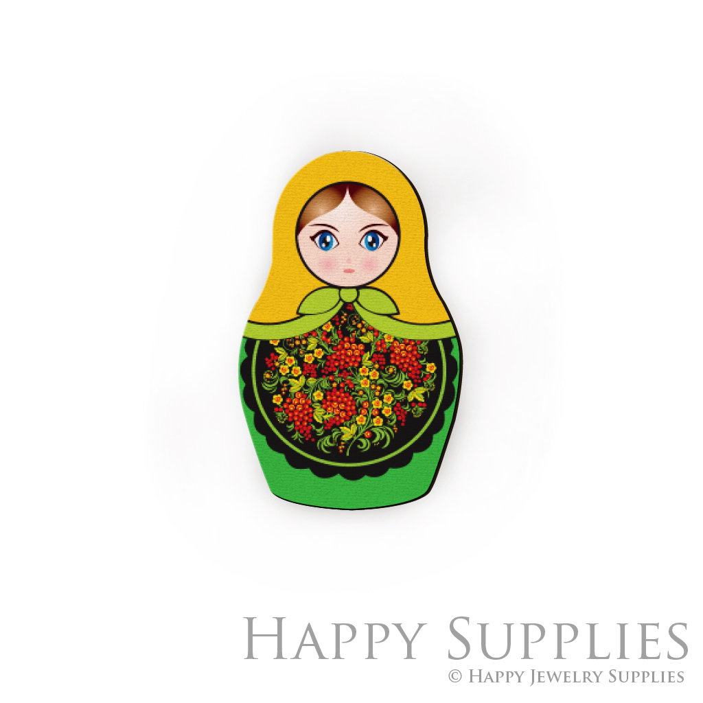Handmade Jewelry Making Supplies Beads Cut Wooden Charm Butterfly DIY Necklace Earring Brooch (CW026-B)