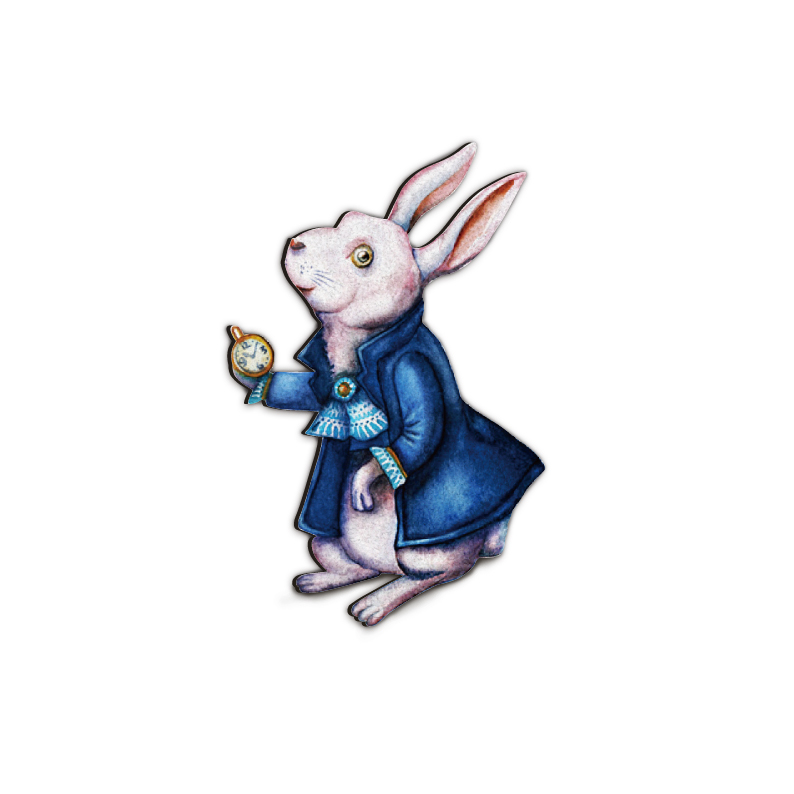 Handmade Jewelry Making Supplies Beads Cut Wooden Charm Rabbit DIY Necklace Earring Brooch (CW160)