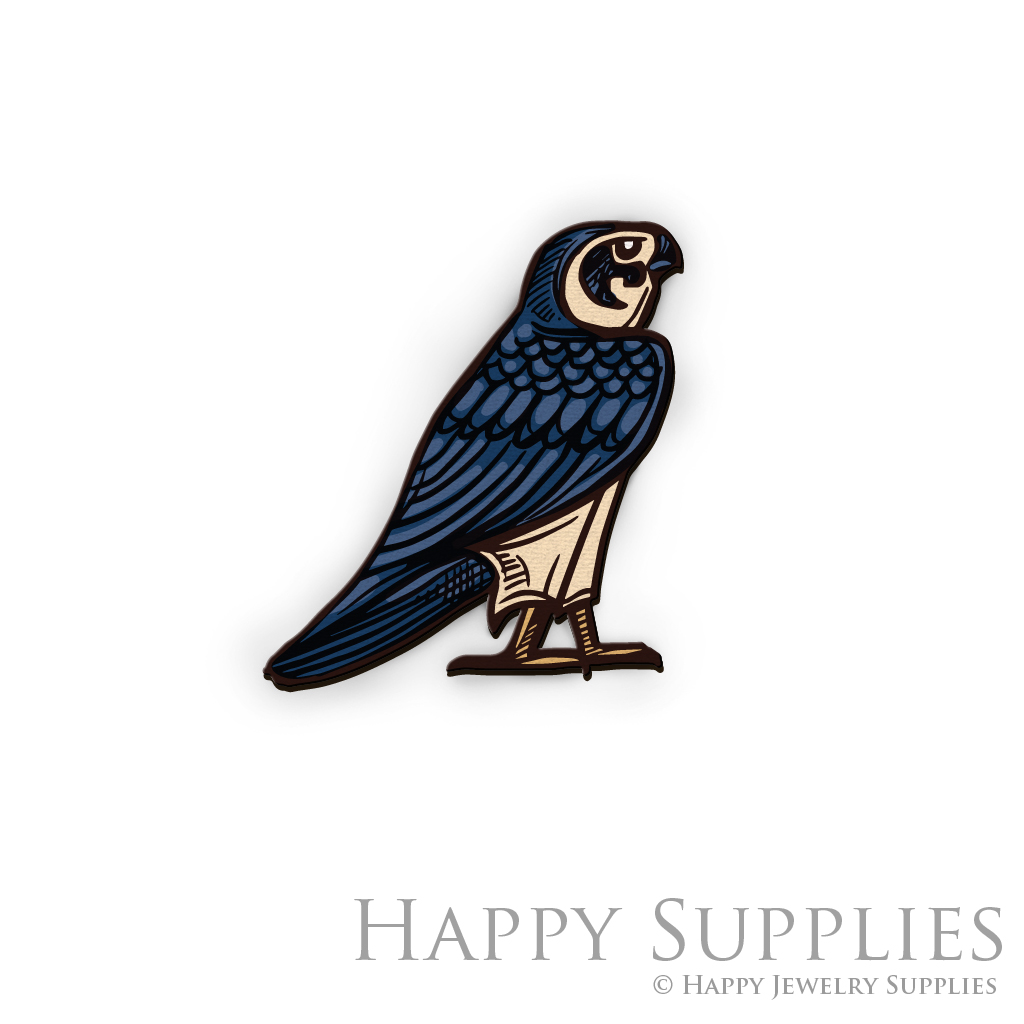 Handmade Jewelry Making Supplies Beads Cut Wooden Charm Bird DIY Necklace Earring Brooch (CW278)