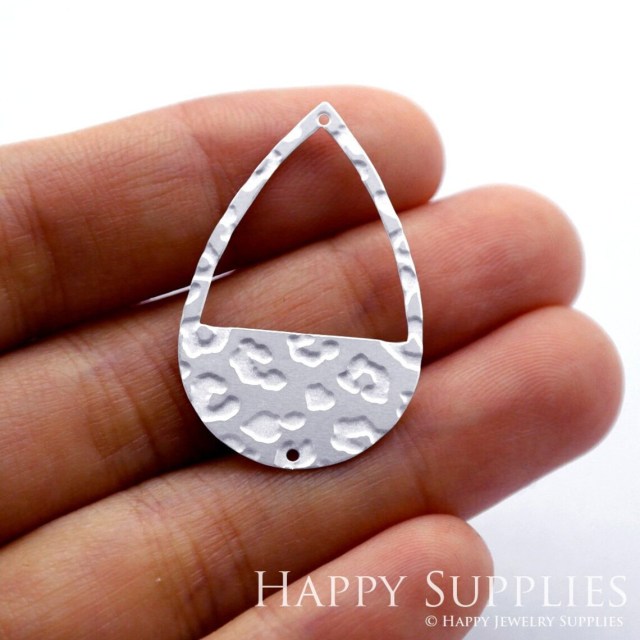 Corroded Stainless Steel Jewelry Charms, Drop Sun Corroded Stainless Steel Earring Charms, Corroded Stainless Steel Silver Jewelry Pendants, Corroded Stainless Steel Silver Jewelry Findings, Corroded Stainless Steel Pendants Jewelry Wholesale (SSB420)