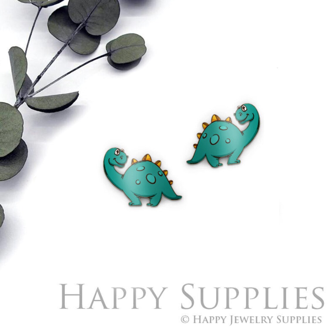 Acrylic Resin Charm , Dinosaur Acrylic Earrings Charms ,Resin Stud Earrings Charm ,Acrylic Jewelry Findings ,Resin Earrings Supply (AR362)