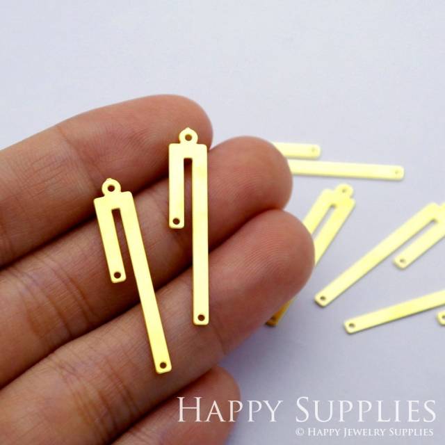 Brass Jewelry Charms, N GeometricRaw Brass Earring Charms, Brass Jewelry Pendants, Raw Brass Jewelry Findings, Brass Pendants Jewelry Wholesale (RD1678)