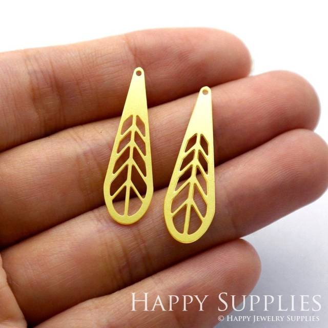 Brass Jewelry Charms, Leaf Raw Brass Earring Charms, Brass Jewelry Pendants, Raw Brass Jewelry Findings, Brass Pendants Jewelry Wholesale (RD292)