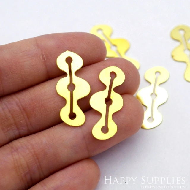 Brass Jewelry Charms, Geometric Raw Brass Earring Charms, Brass Jewelry Pendants, Raw Brass Jewelry Findings, Brass Pendants Jewelry Wholesale (RD1951)