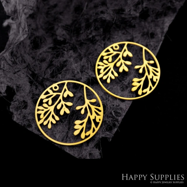 Brass Jewelry Charms, Leaves Raw Brass Earring Charms, Brass Jewelry Pendants, Raw Brass Jewelry Findings, Brass Pendants Jewelry Wholesale (RD2103)