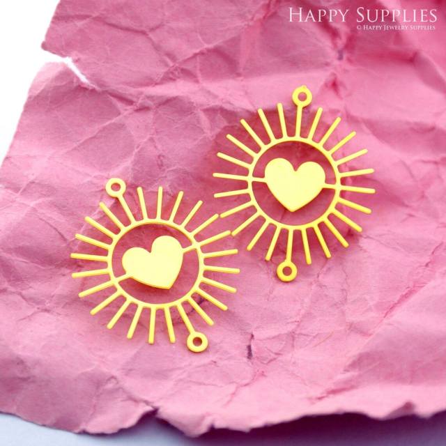 Brass Jewelry Charms, Star Geometric Raw Brass Earring Charms, Brass Jewelry Pendants, Raw Brass Jewelry Findings, Brass Pendants Jewelry Wholesale (RD2192)