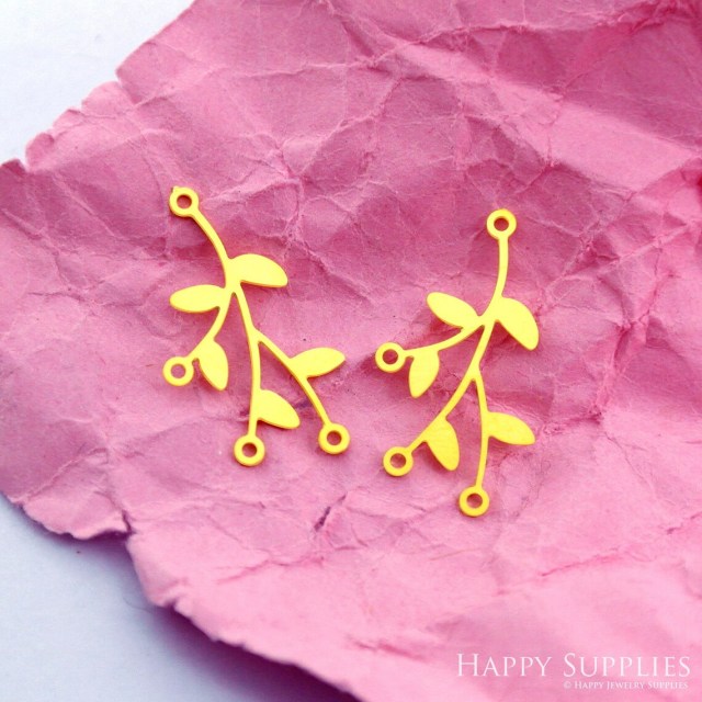 Brass Jewelry Charms, Leaf Geometric Raw Brass Earring Charms, Brass Jewelry Pendants, Raw Brass Jewelry Findings, Brass Pendants Jewelry Wholesale (RD2194)