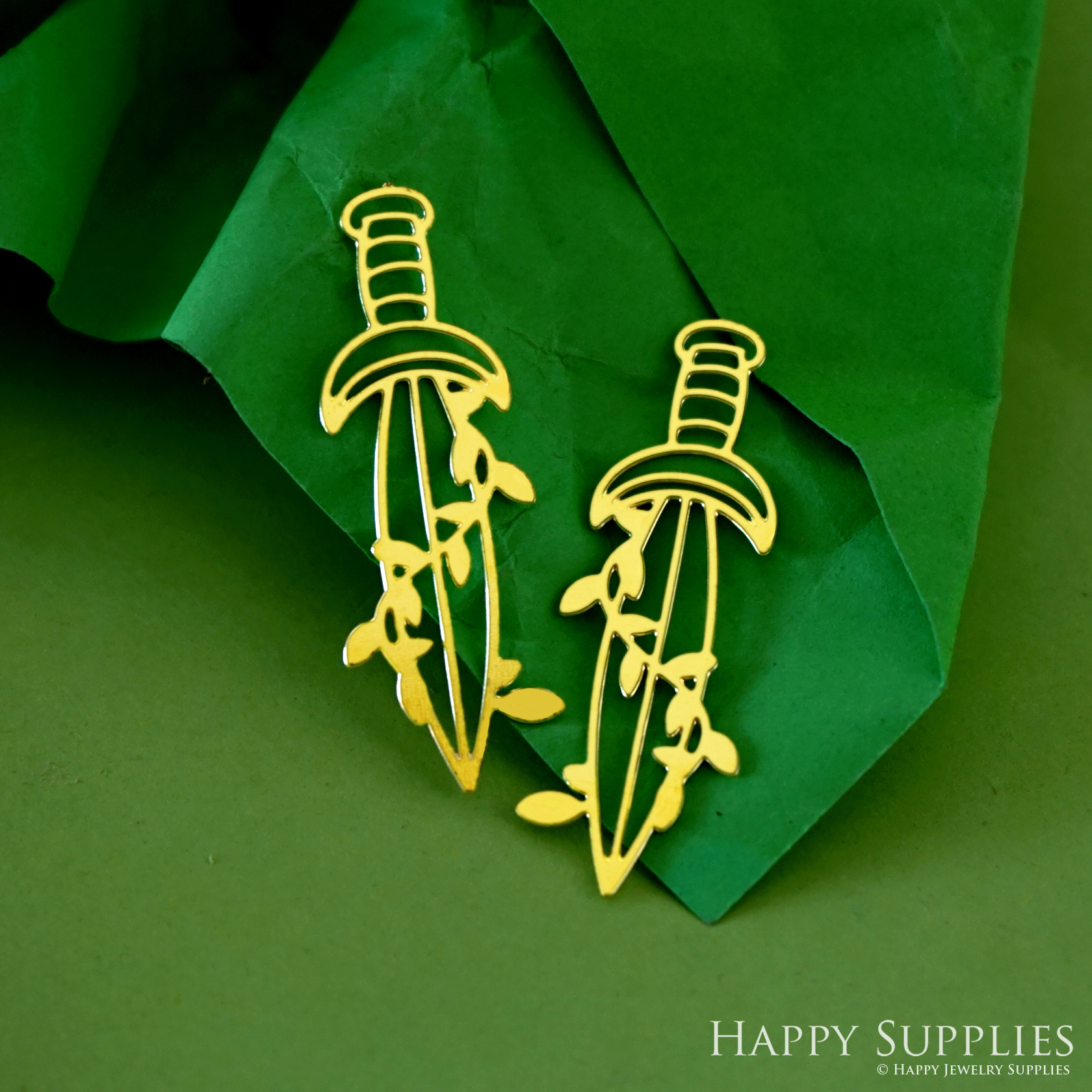 Stainless Steel Jewelry Charms, Knife Stainless Steel Earring Charms, Stainless Steel Silver Jewelry Pendants, Stainless Steel Silver Jewelry Findings, Stainless Steel Pendants Jewelry Wholesale (SSD2439)