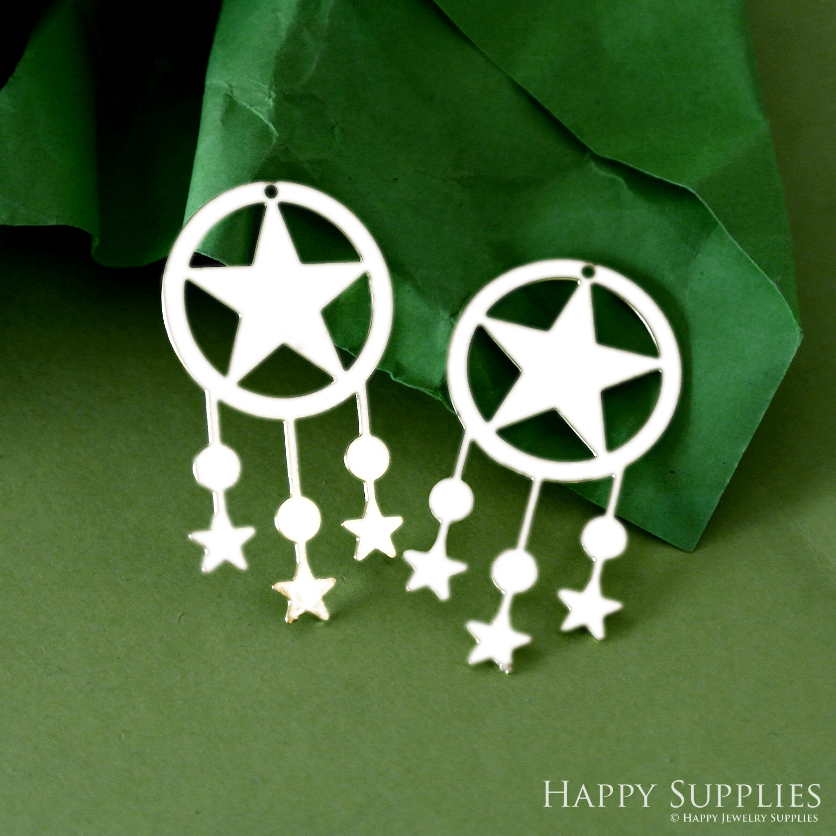 Stainless Steel Jewelry Charms, Star Stainless Steel Earring Charms, Stainless Steel Silver Jewelry Pendants, Stainless Steel Silver Jewelry Findings, Stainless Steel Pendants Jewelry Wholesale (SSD2438)