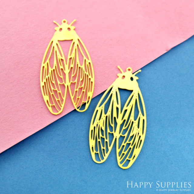 Stainless Steel Jewelry Charms, Moth Stainless Steel Earring Charms, Stainless Steel Silver Jewelry Pendants, Stainless Steel Silver Jewelry Findings, Stainless Steel Pendants Jewelry Wholesale (SSD2428)