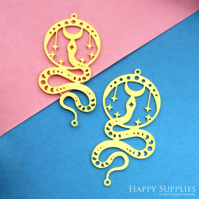 Stainless Steel Jewelry Charms, Snake Stainless Steel Earring Charms, Stainless Steel Silver Jewelry Pendants, Stainless Steel Silver Jewelry Findings, Stainless Steel Pendants Jewelry Wholesale (SSD2407)