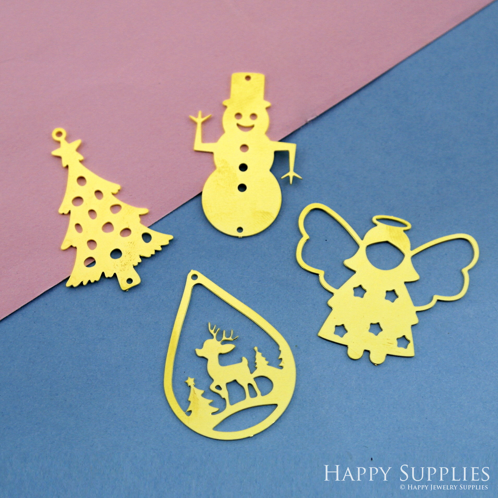 Stainless Steel Jewelry Charms, Christmas Stainless Steel Earring Charms, Stainless Steel Silver Jewelry Pendants, Stainless Steel Silver Jewelry Findings, Stainless Steel Pendants Jewelry Wholesale (SSD2462)