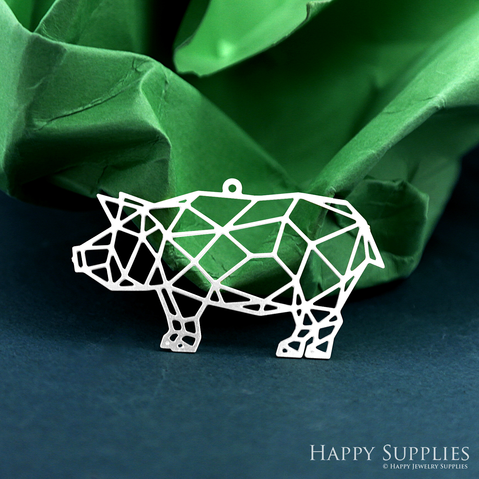 Stainless Steel Jewelry Charms, Pig Stainless Steel Earring Charms, Stainless Steel Silver Jewelry Pendants, Stainless Steel Silver Jewelry Findings, Stainless Steel Pendants Jewelry Wholesale (SSD2504)