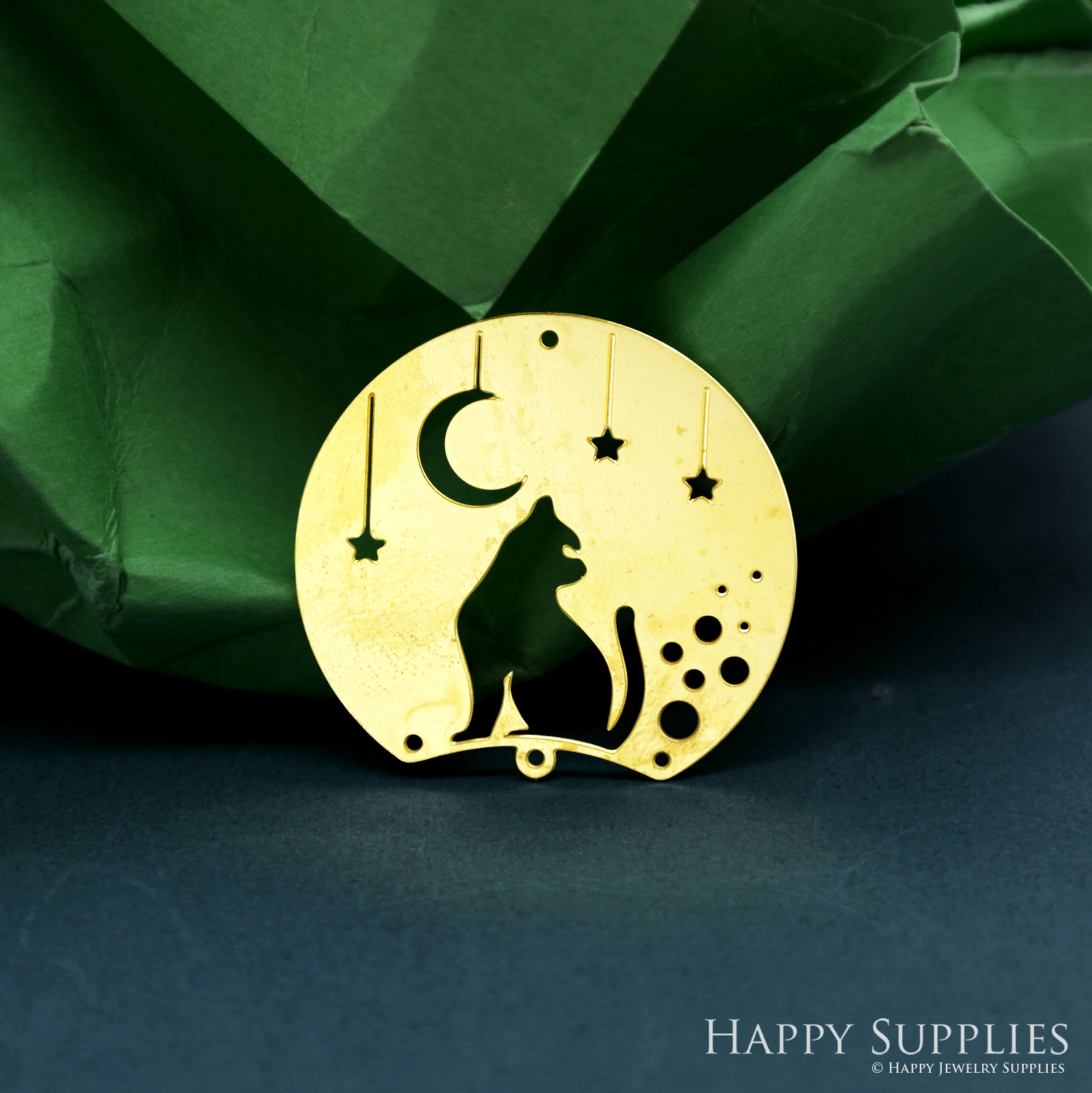 Stainless Steel Jewelry Charms, Cat Stainless Steel Earring Charms, Stainless Steel Silver Jewelry Pendants, Stainless Steel Silver Jewelry Findings, Stainless Steel Pendants Jewelry Wholesale (SSD2518)