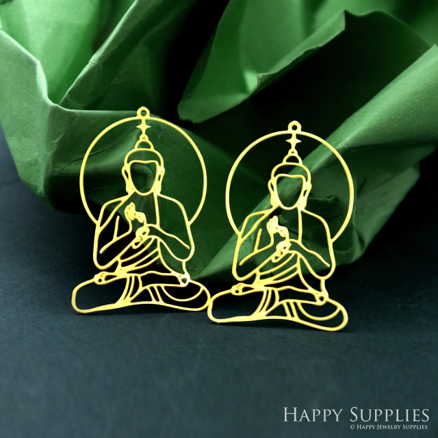 Stainless Steel Jewelry Charms, Buddha Stainless Steel Earring Charms, Stainless Steel Silver Jewelry Pendants, Stainless Steel Silver Jewelry Findings, Stainless Steel Pendants Jewelry Wholesale (SSD2505)